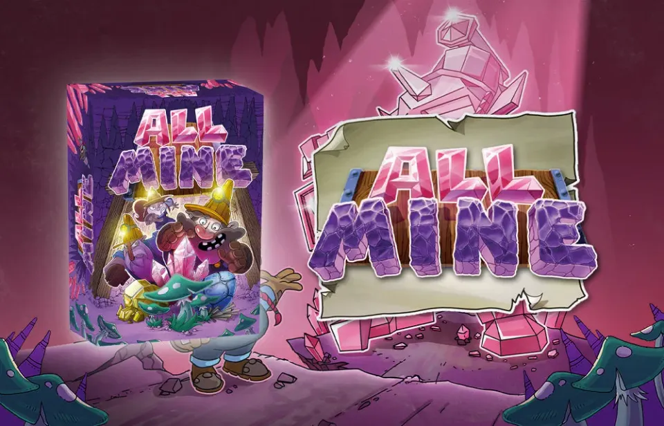 Capstone Games All Mine Stichspiel Kartenspiel mit Farb-Tipp
