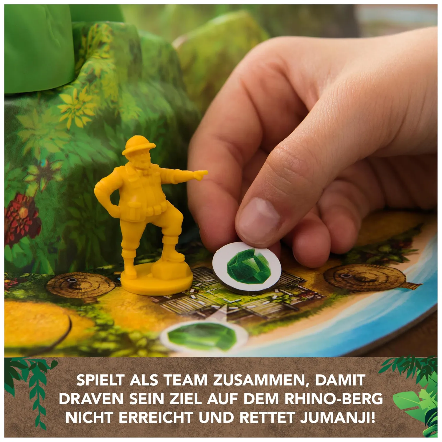 Spin Master Jumanji Stampede Brettspiel kooperativ 3D