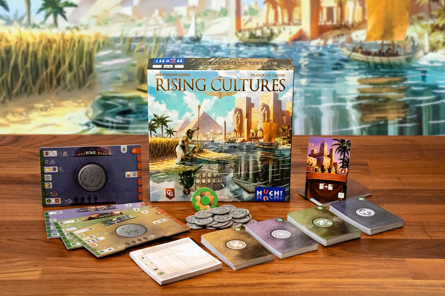 Capstone Games Rising Cultures Brettspiel 2 Spieler