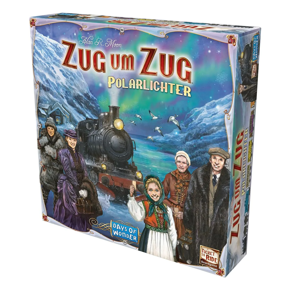 Days of Wonder Zug um Zug Polarlichter Brettspiel Deutsch