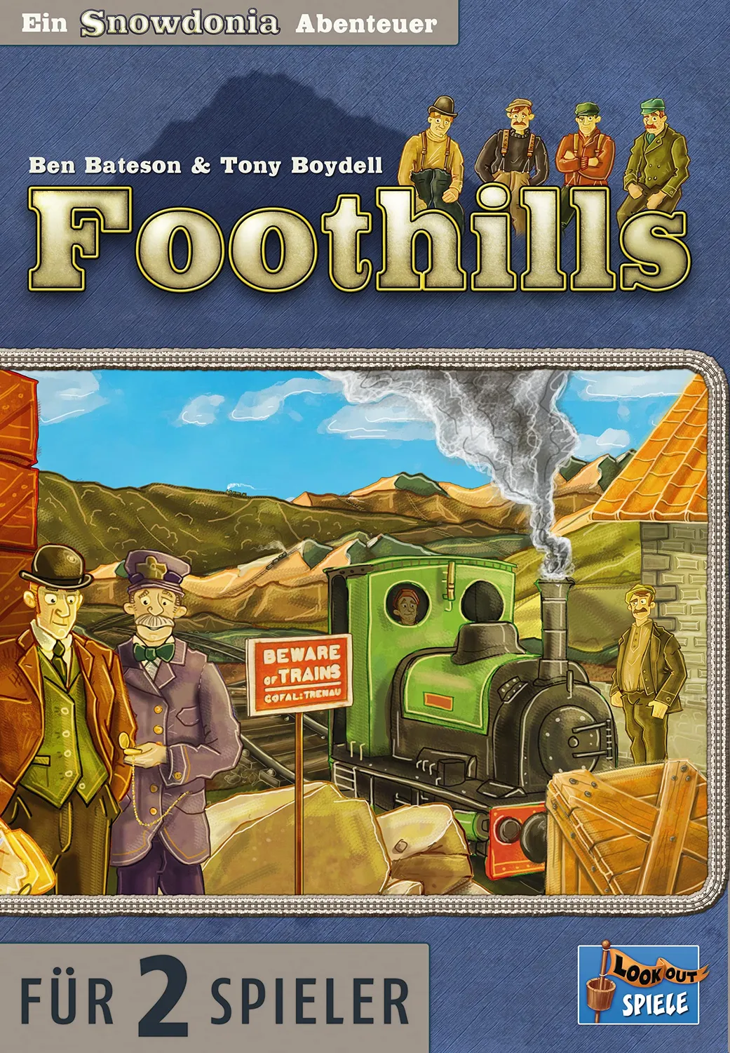 Lookout Foothills Kartenspiel Deutsch 2 Spieler Eisenbahn Taktik