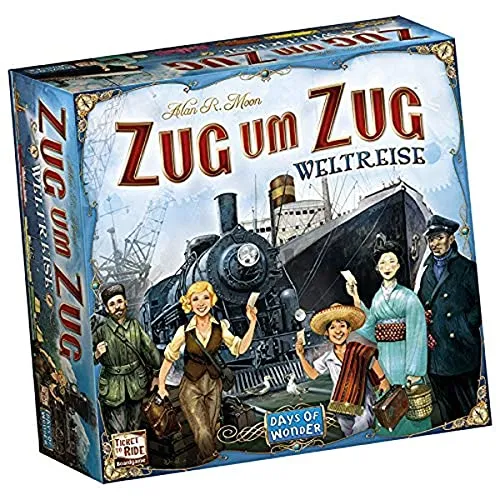 Asmodee Zug um Zug Weltreise Brettspiel deutsch Familie