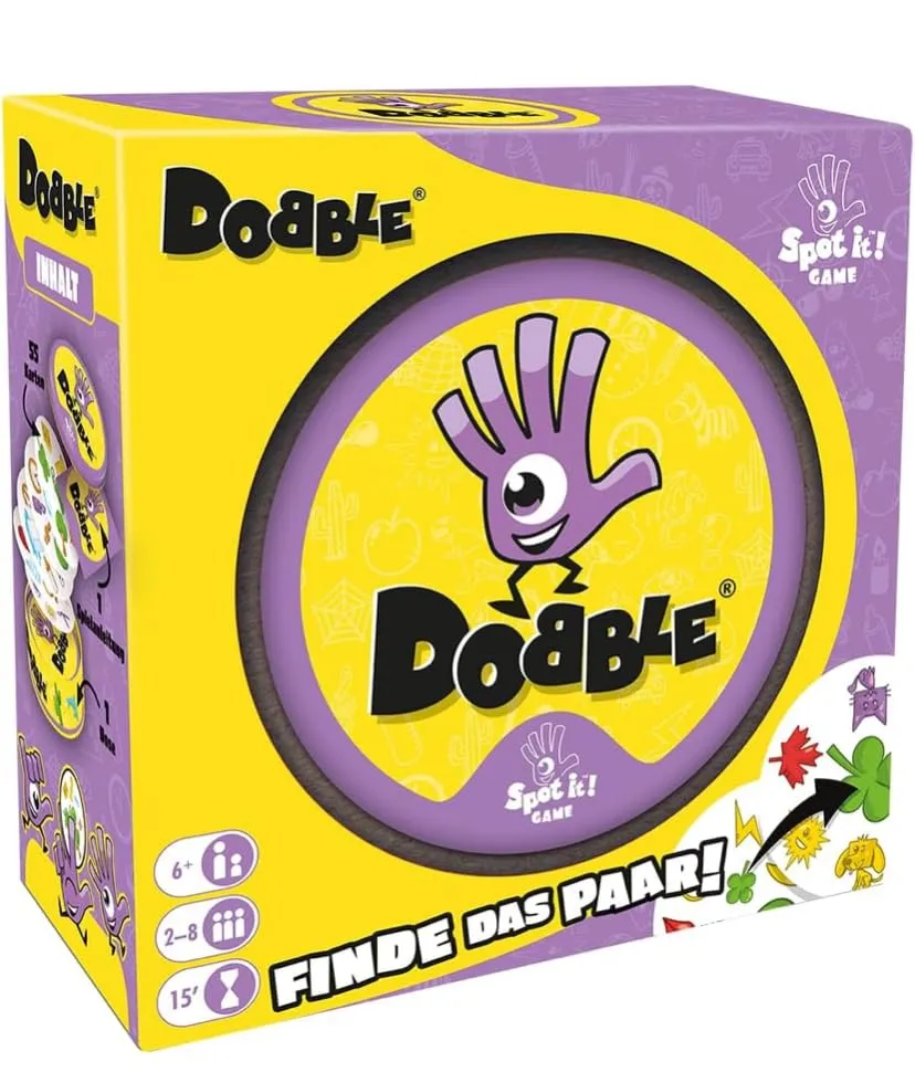 Asmodee Dobble Classic Kartenspiel Eco-Sleeve Symbole