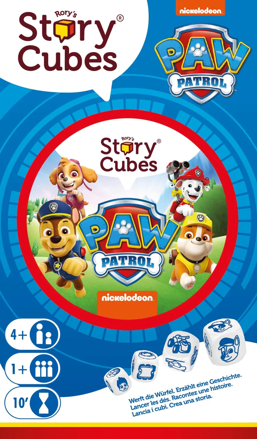 Asmodee Rory's Story Cubes Paw Patrol Würfelspiel 9 Würfel