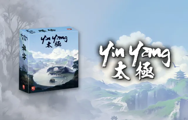 Capstone Games Yin Yang Brettspiel mit Metallmünzen