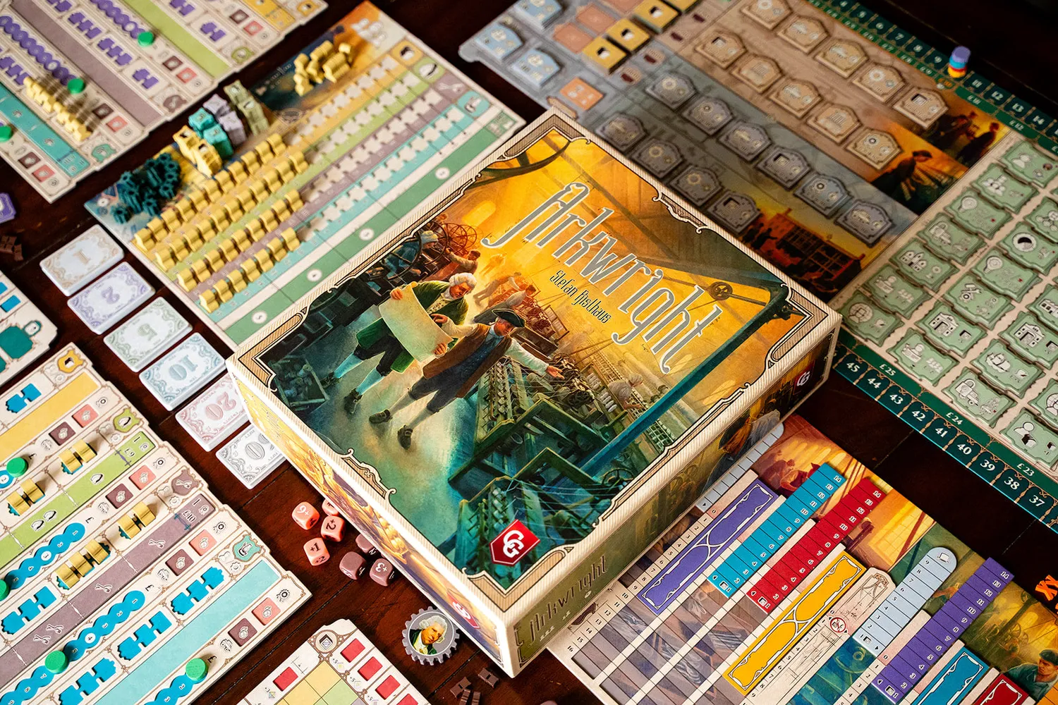 Capstone Games Arkwright Anniversary Brettspiel Wirtschaft