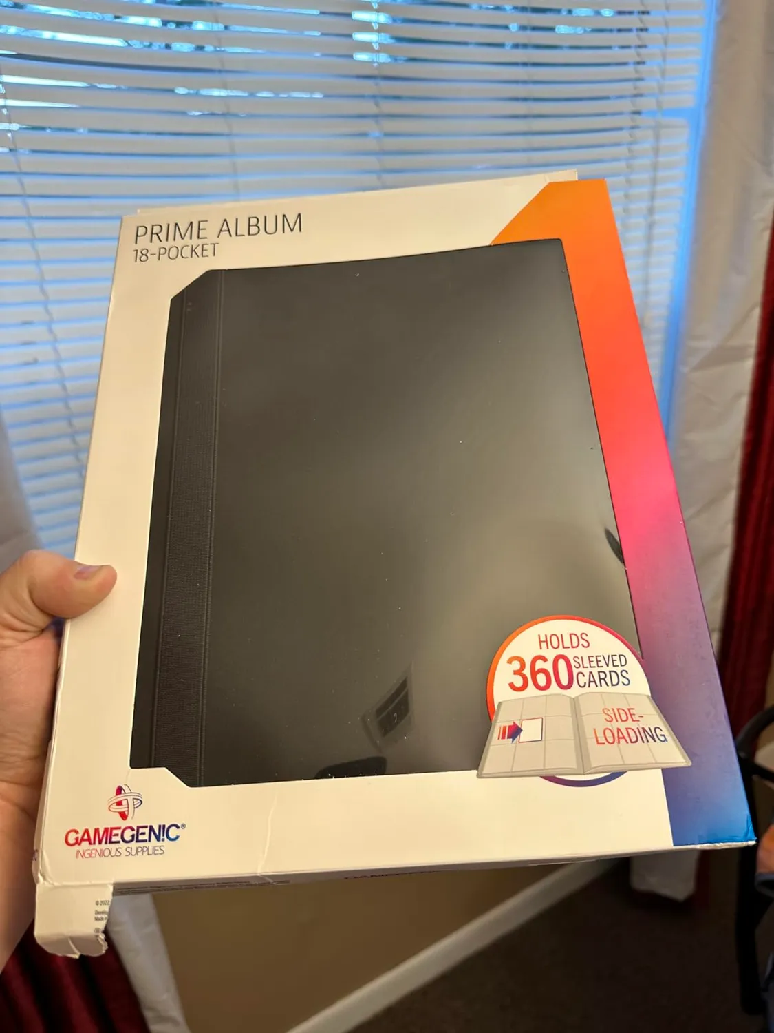 Gamegenic Prime Album 18-Pocket Sammelalbum Rot 360 Karten