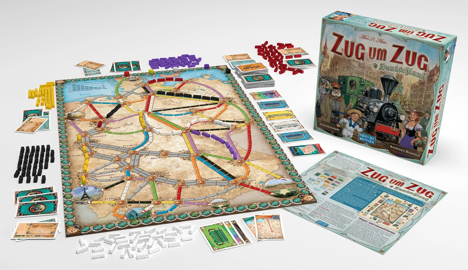 Days of Wonder Zug um Zug Deutschland Brettspiel 2023 Passagiere