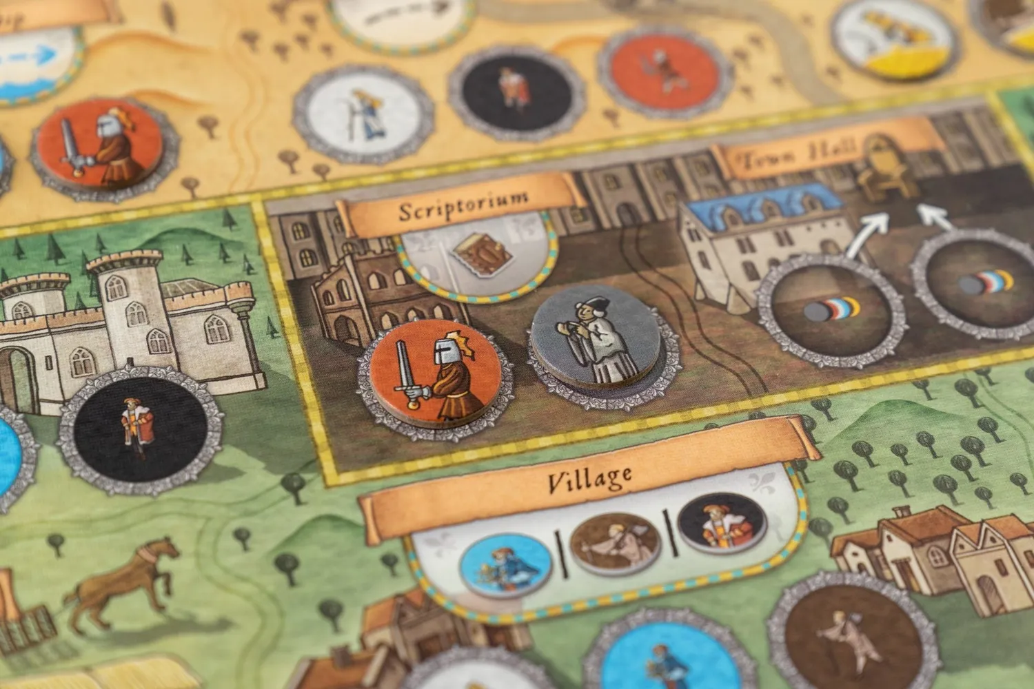 Capstone Games Orléans Brettspiel Grundspiel Bag-Building