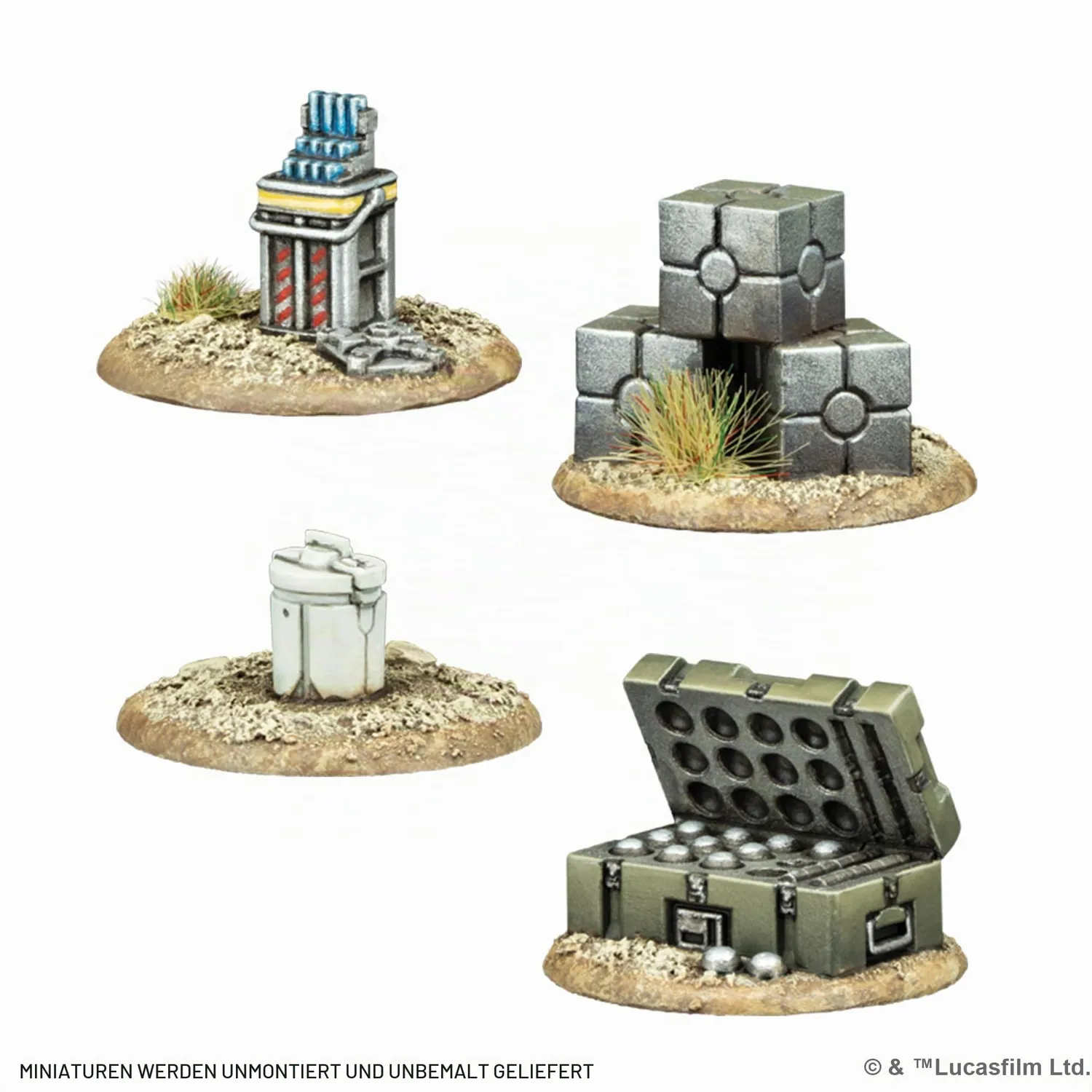 Asmodee Star Wars Legion 3D Objective Tokens Erweiterung unbemalt
