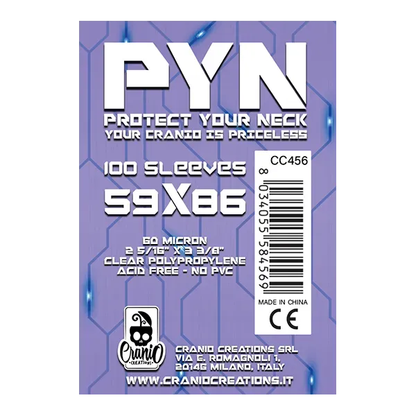 Cranio PYN Kartenhüllen 59x86 Standard