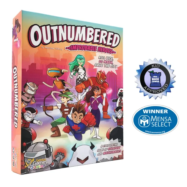 Genius Games Outnumbered Brettspiel Helden Mathe