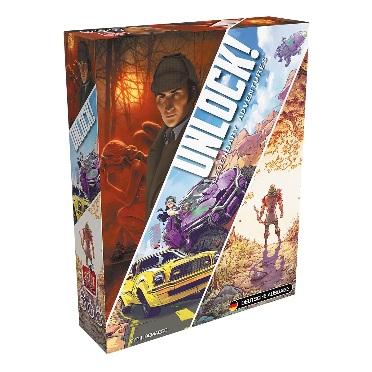 Asmodee Unlock Sherlock Holmes Scharlachrote Faden Escape-Spiel