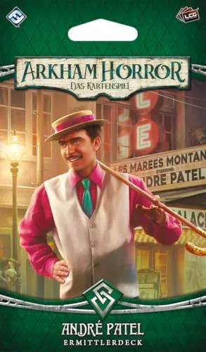 Asmodee Arkham Horror Kartenspiel André Patel Ermittlerdeck Deutsch