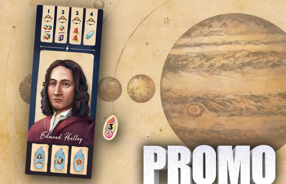 Capstone Games Galileo Galilei Bundle Brettspiel komplett mit Luna
