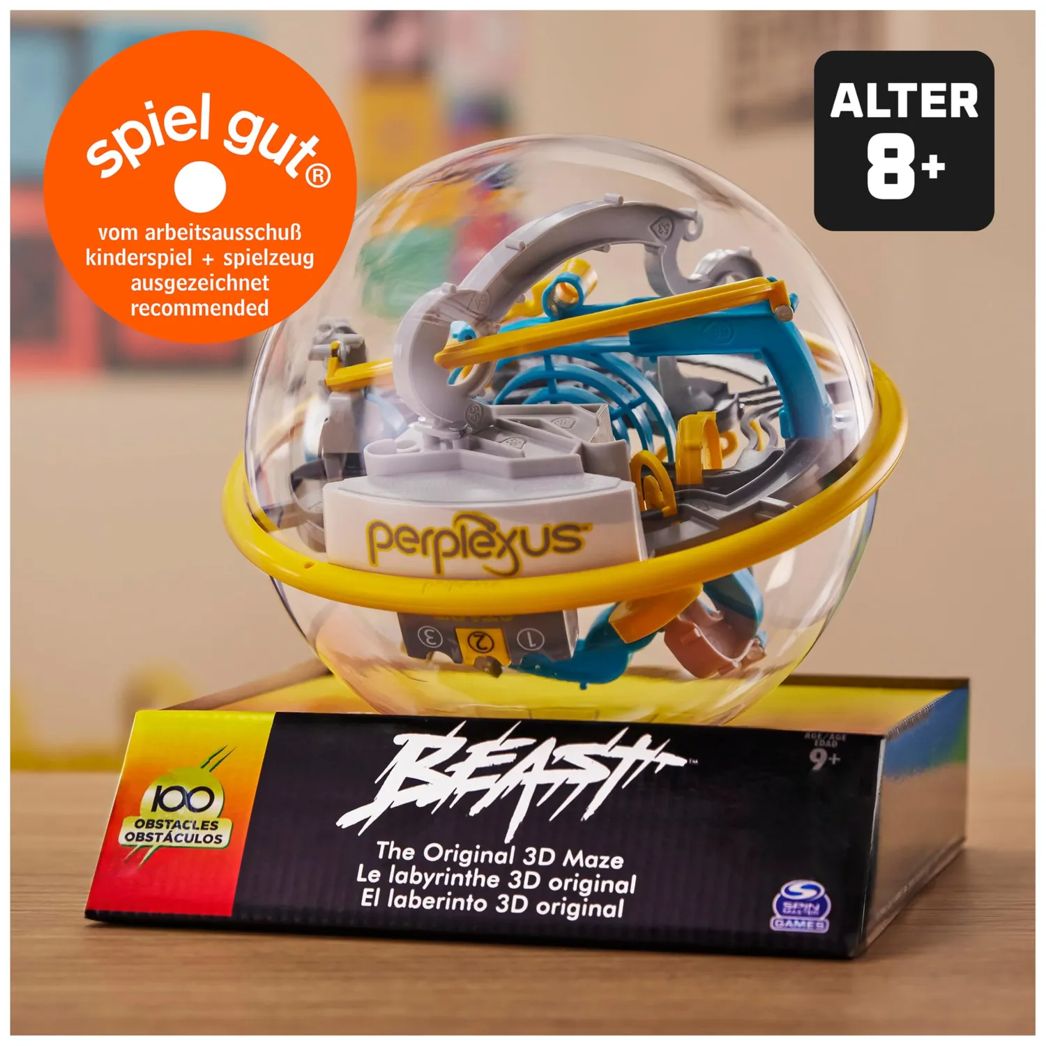 Spin Master Perplexus Beast 3D-Kugellabyrinth 100 Hindernisse