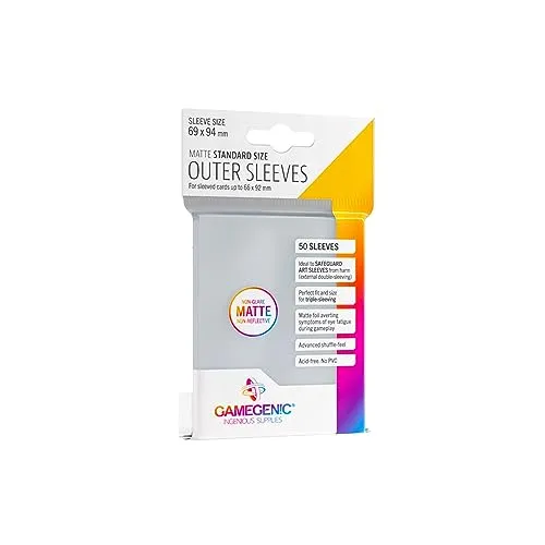 Gamegenic Outer Sleeves Matte Standard Kartenhüllen 50 Stück