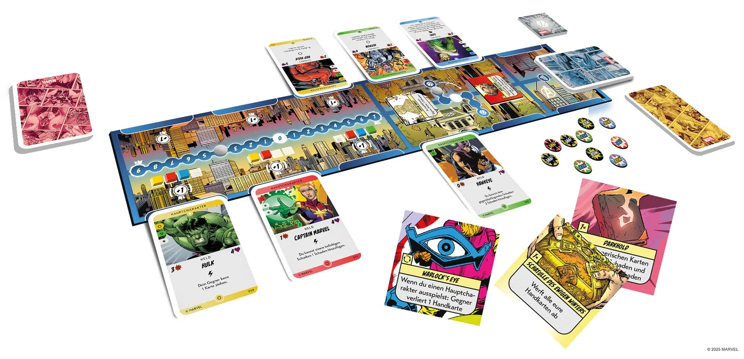 Asmodee Marvel Duell In New York Kartenspiel 2 Spieler