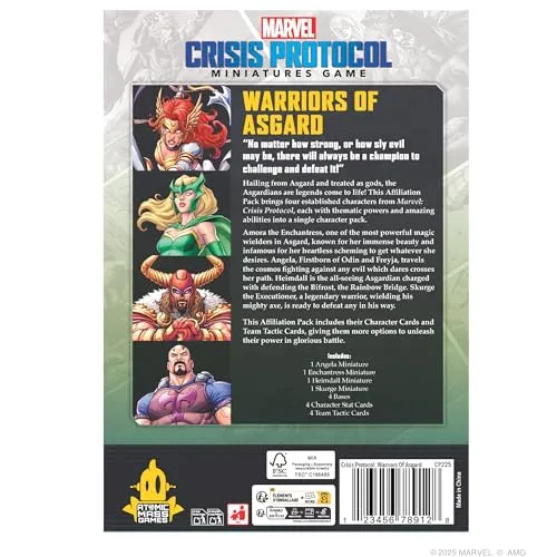 Marvel Crisis Protocol Warriors of Asgard Affiliation Pack