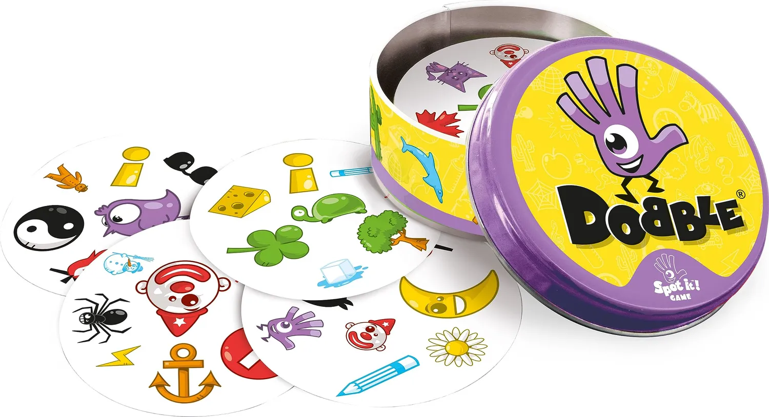 Asmodee Dobble Classic Kartenspiel Eco-Sleeve Symbole