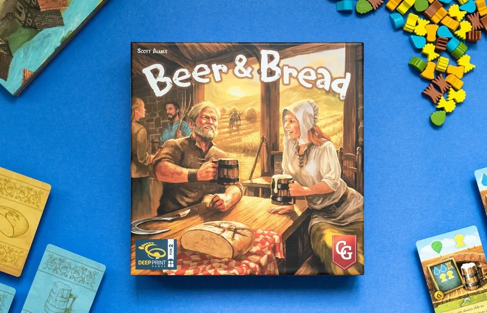 Capstone Games Beer & Bread Kartenspiel für 2 Spieler