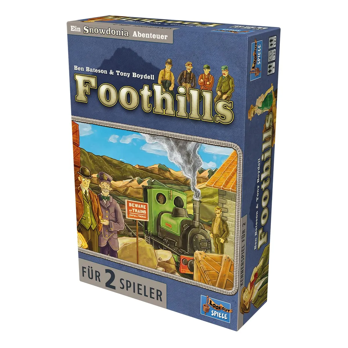 Lookout Foothills Kartenspiel Deutsch 2 Spieler Eisenbahn Taktik