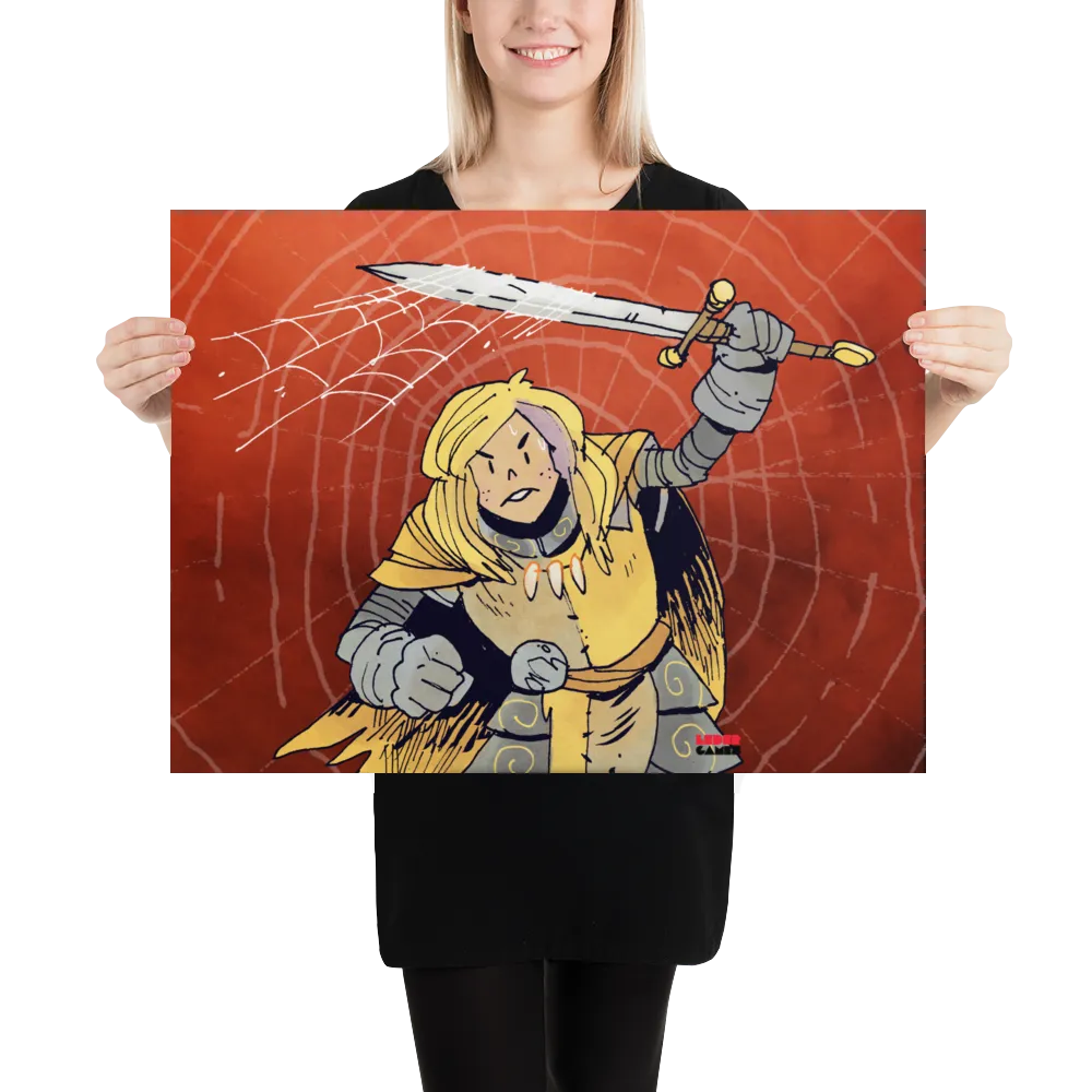 Leder Games Vast Haunted Hallways Kunstdruck 12x18 Ritter