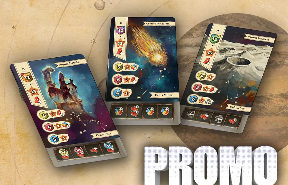 Capstone Games Galileo Galilei Bundle Brettspiel komplett mit Luna