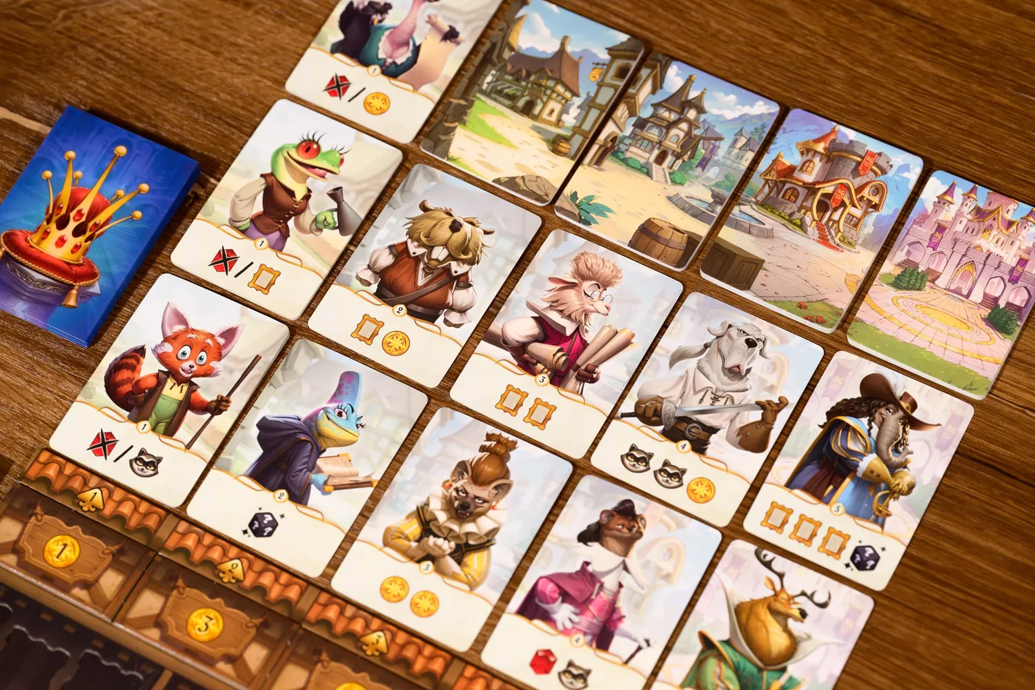Asmodee Für die Krone Familienspiel Deutsch