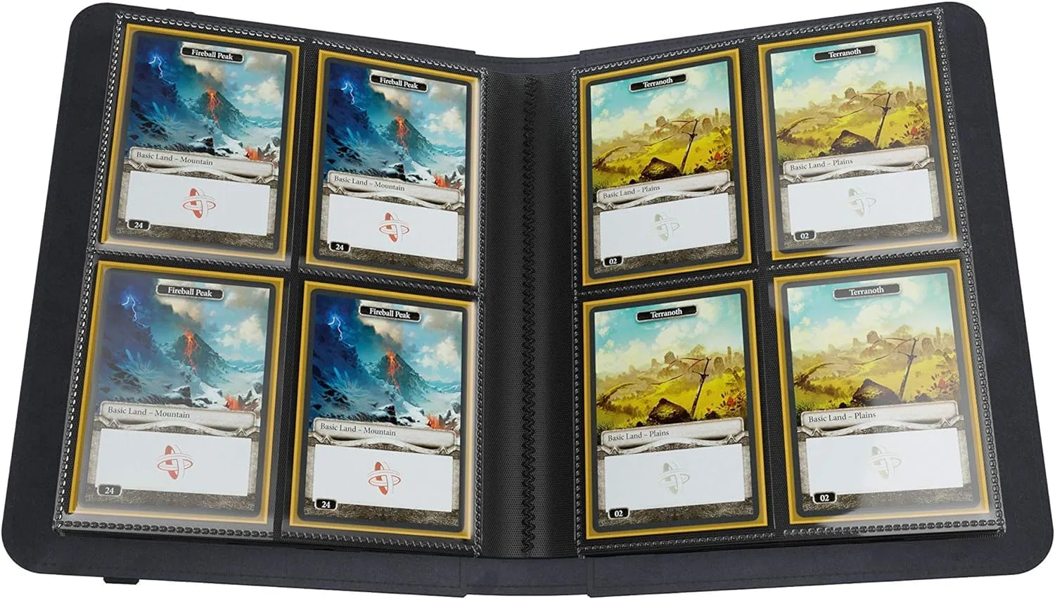 Gamegenic Prime Album 8-Pocket Sammelalbum Schwarz für Sleeves