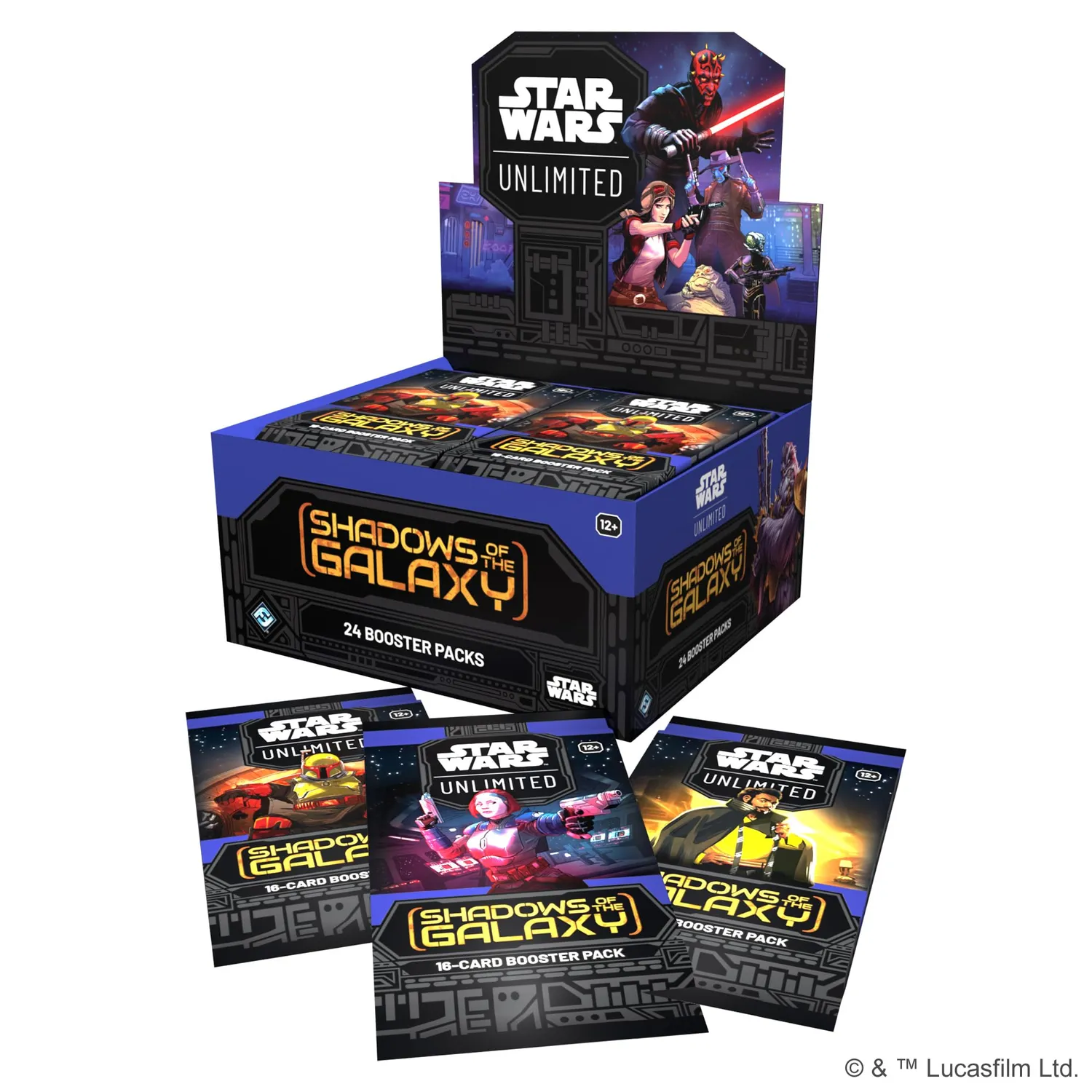 Star Wars Unlimited Shadows of the Galaxy Display 24 Booster TCG