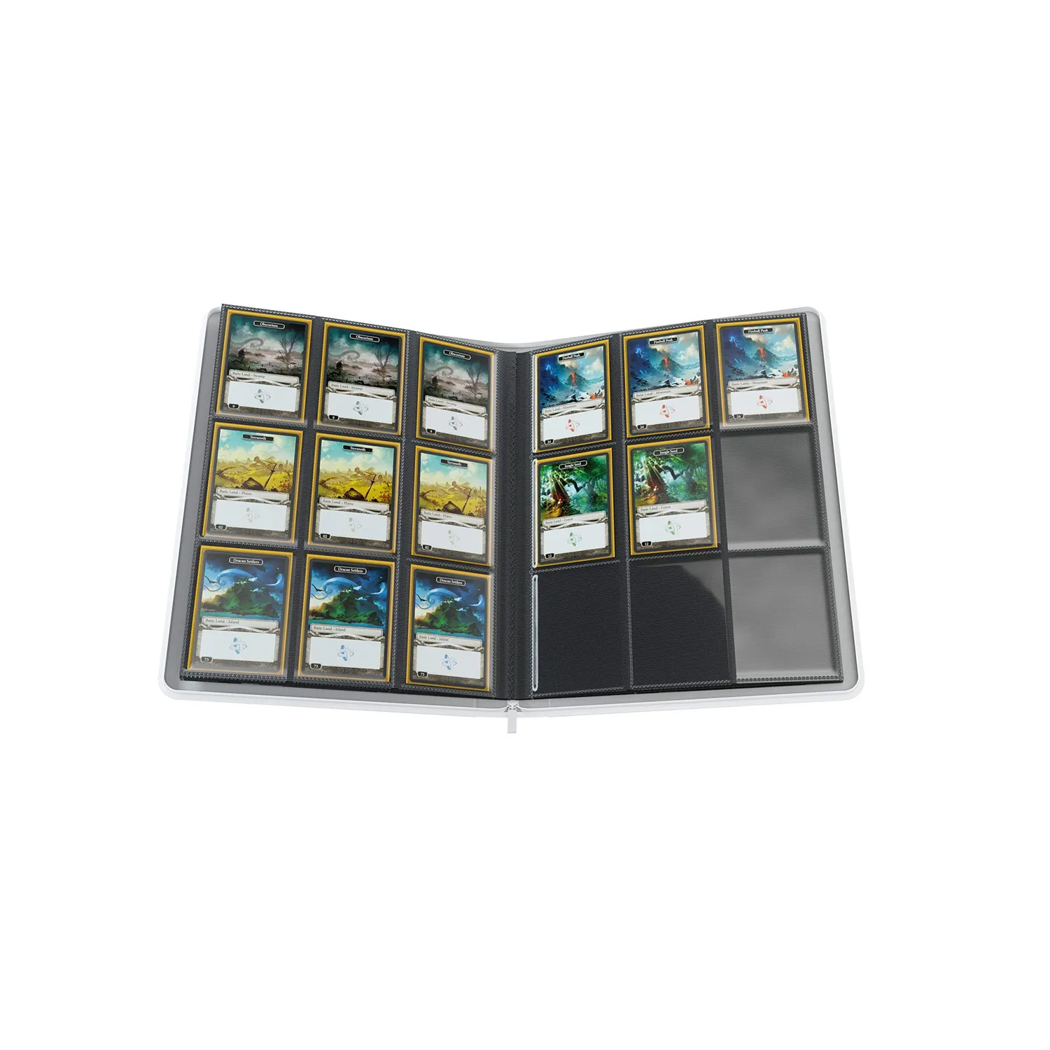 Gamegenic Zip-Up Album 18-Pocket Kartenalbum weiß 360 Karten