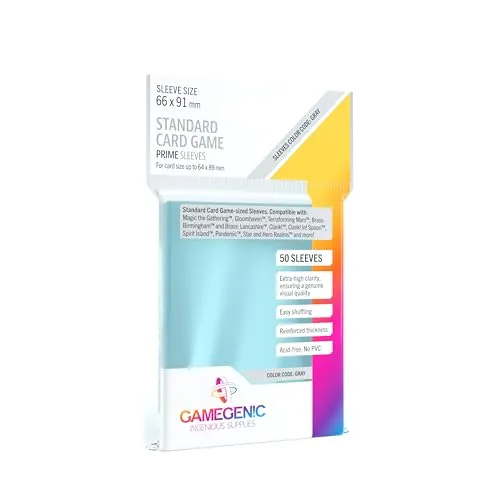 Gamegenic Prime Standard Kartenhüllen transparent 50er