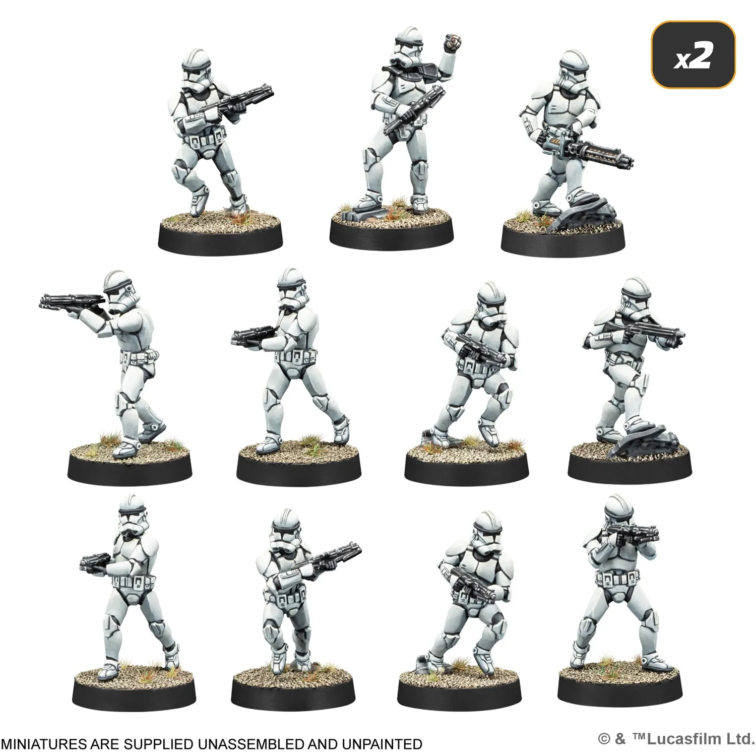 Star Wars Legion Galactic Republic Starterset Tabletop