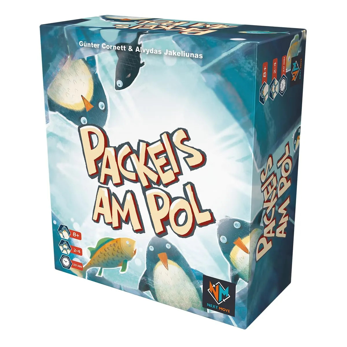 Asmodee Packeis am Pol Familienspiel Auflage 2026 Deutsch