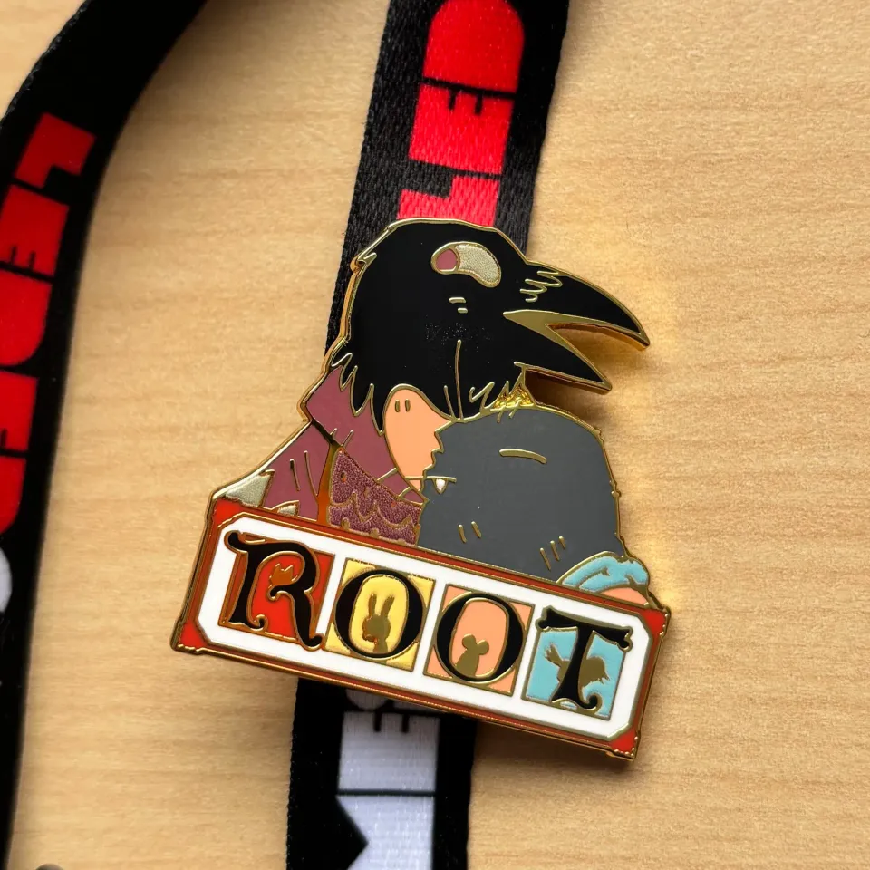 Leder Games Root Underworld Portrait Pin Anstecker