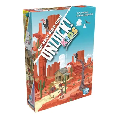 Asmodee Unlock Kids Auf nach Gold Town Kinderspiel