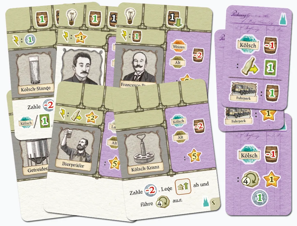 Spielefaible Bier Pioniere Kölsch Erweiterung Deutsch/Englisch Mini-Brauerei