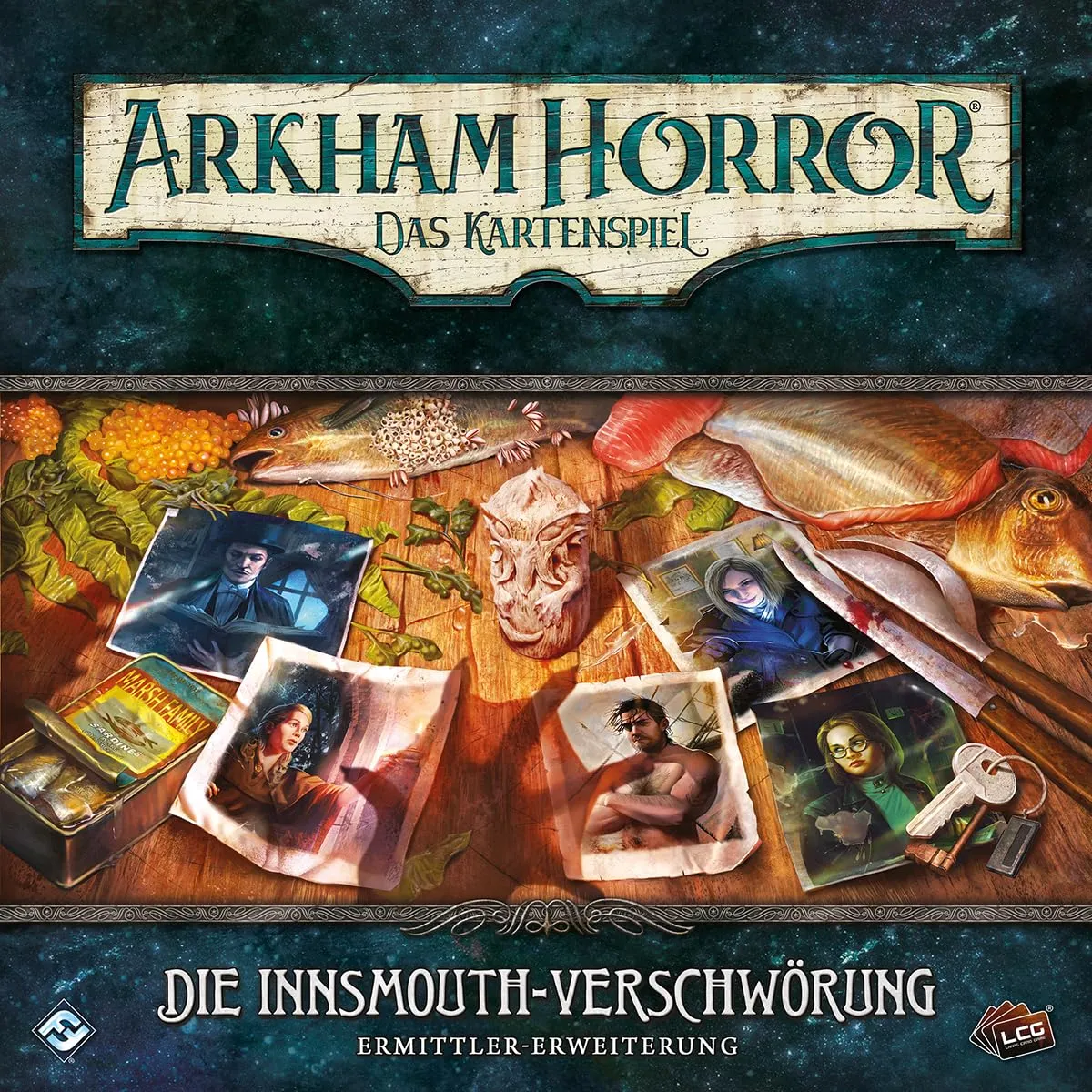 Arkham Horror Innsmouth-Ermittler Kartenspiel-Erweiterung Deutsch