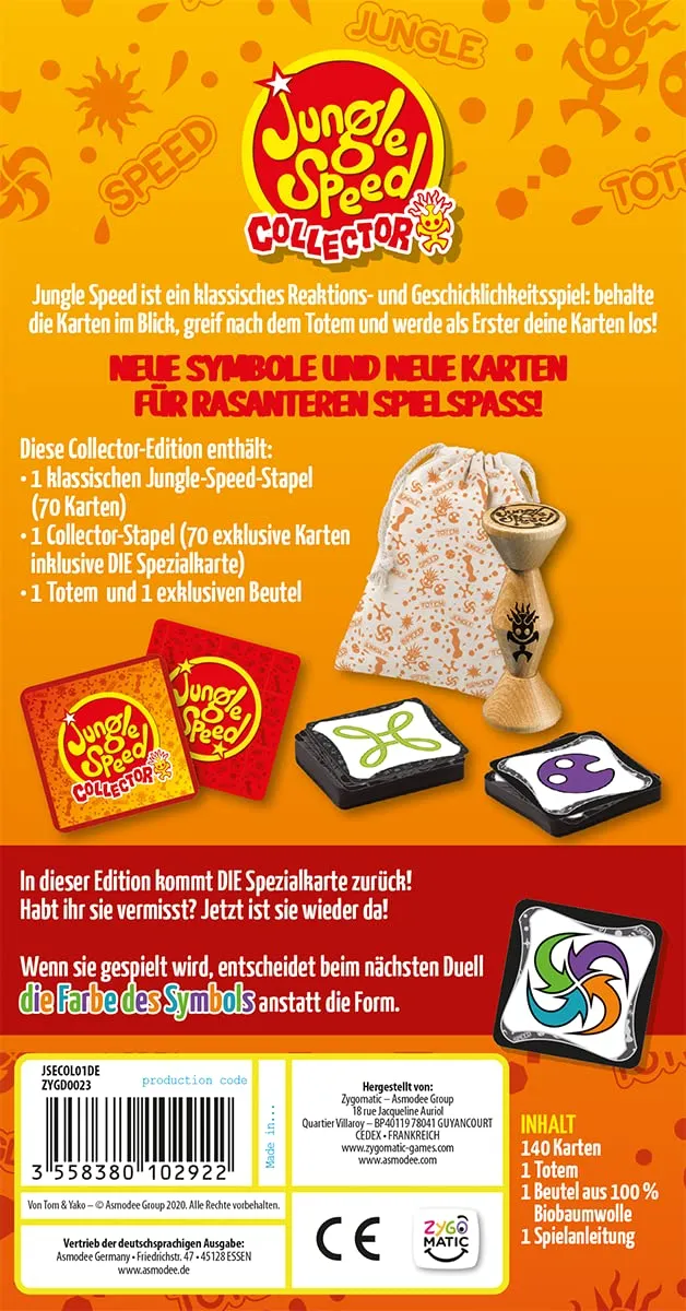 Asmodee Jungle Speed Collector Partyspiel Collector-Edition