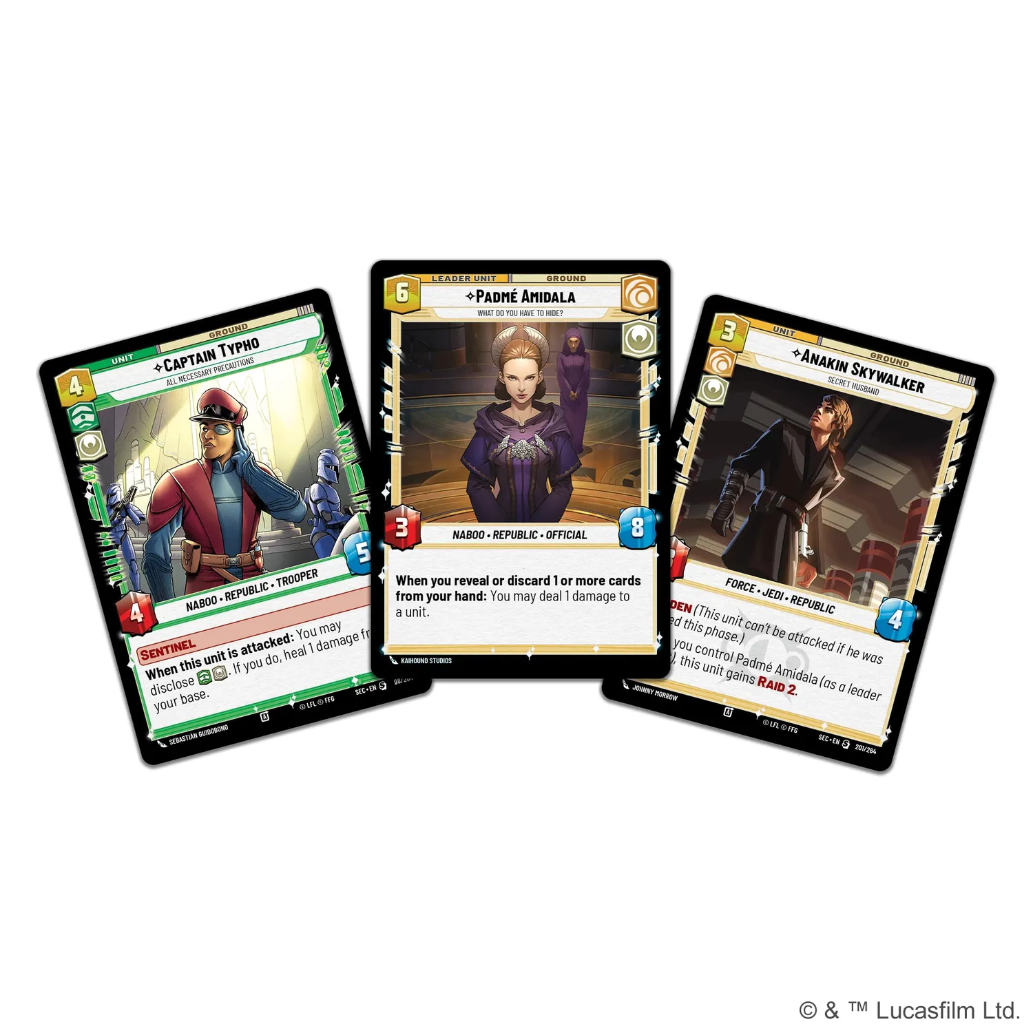 Star Wars Unlimited Secrets of Power Spotlight Deck Padmé TCG