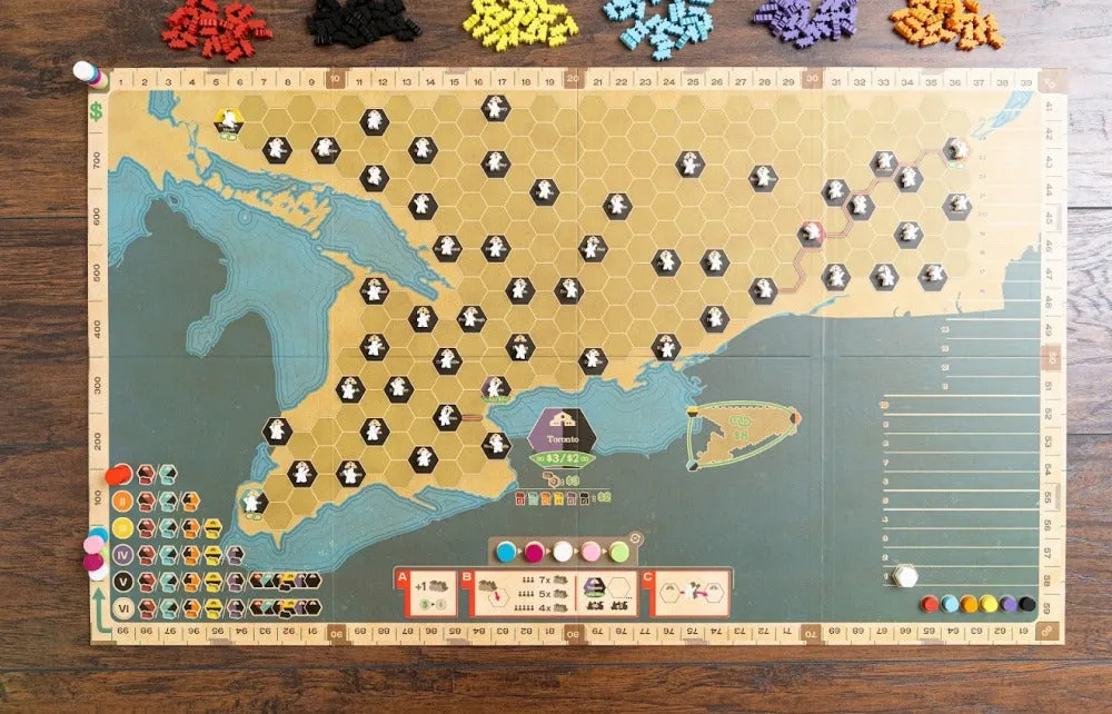 Capstone Games Ride the Rails Australia Canada Erweiterung