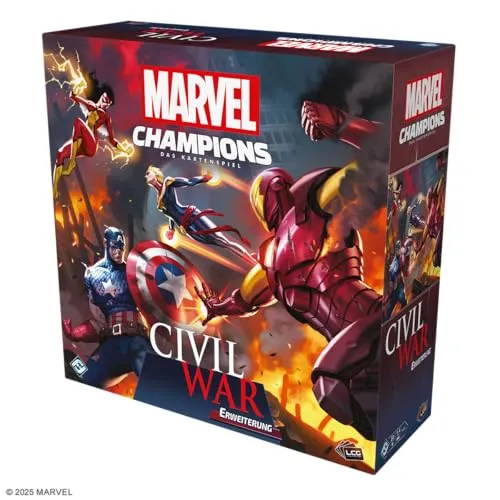 Asmodee Marvel Champions Civil War Kartenspiel-Erweiterung Deutsch kooperativ