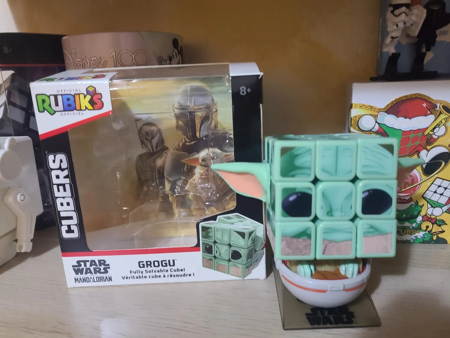 Rubik's Cubers Grogu Zauberwürfel 3x3 mit Zubehör