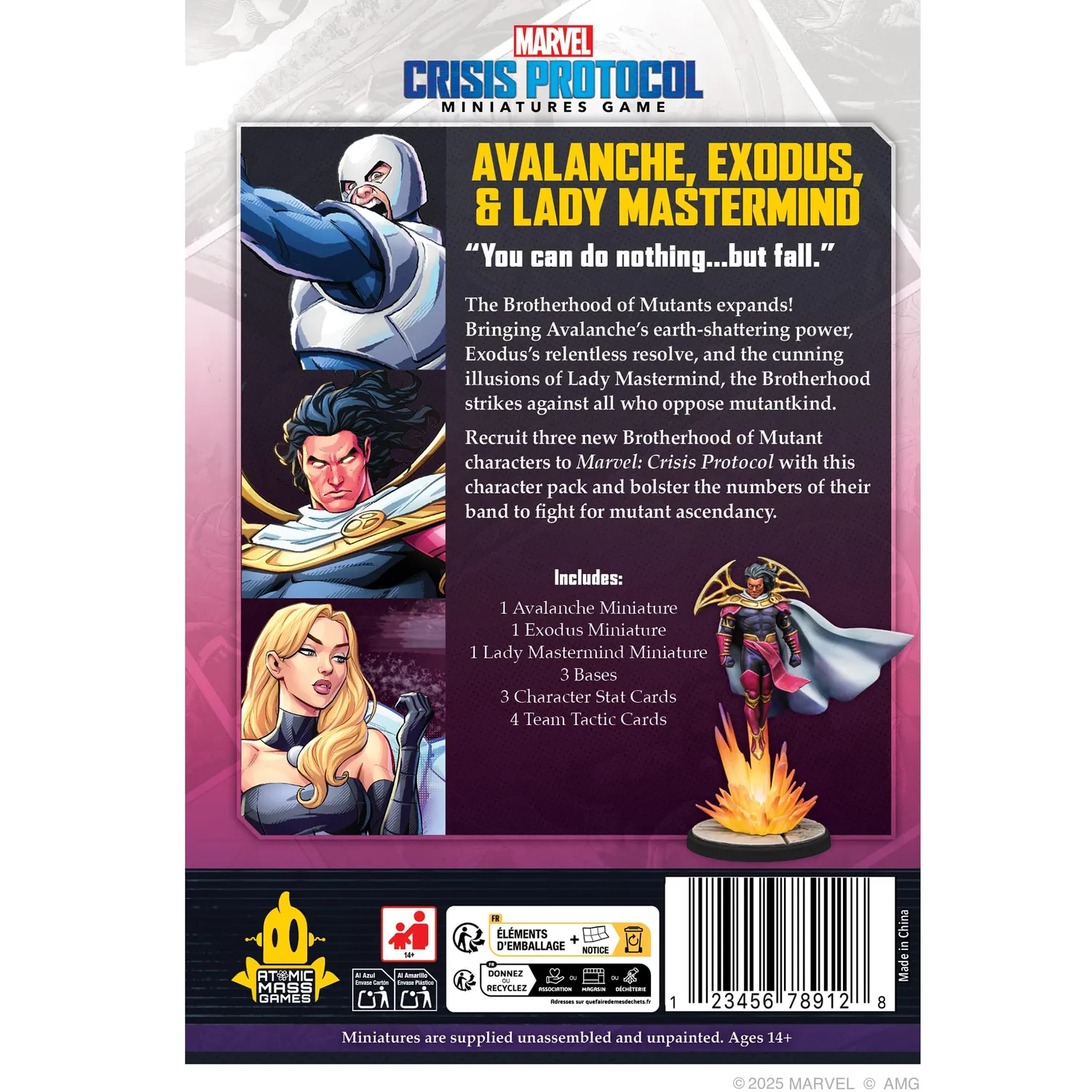 Asmodee Marvel Crisis Protocol Avalanche Exodus Lady Mastermind Set