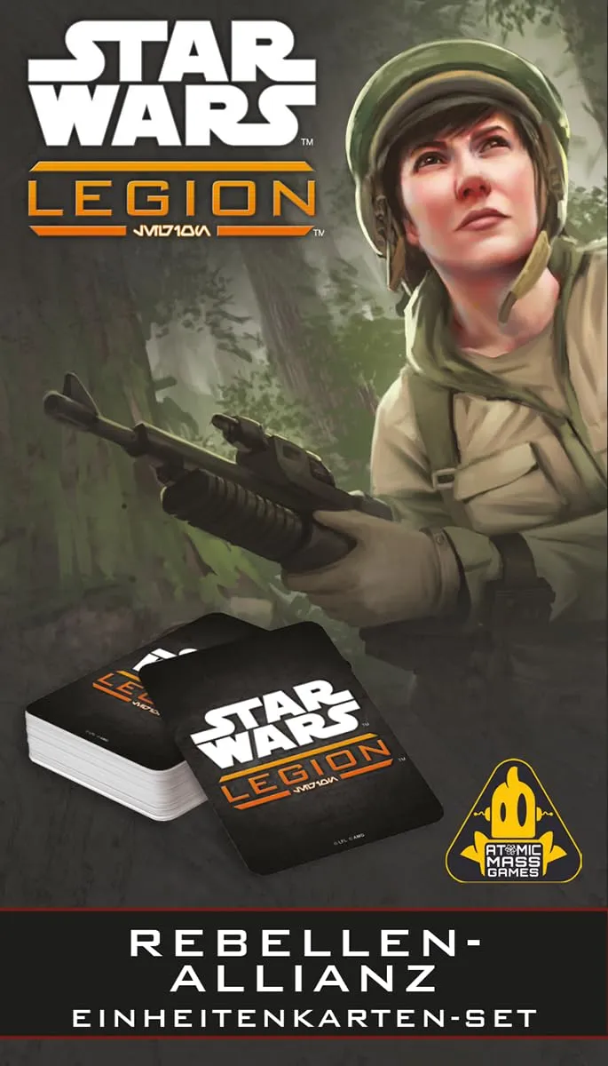 Star Wars Legion Rebellen Einheitenkarten-Set Tabletop deutsch