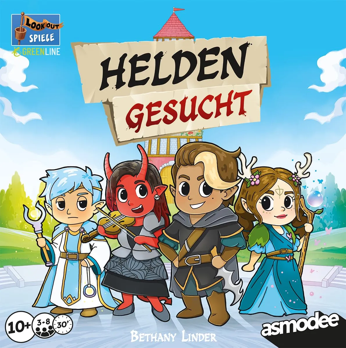 Asmodee Helden gesucht Familienspiel Deutsch