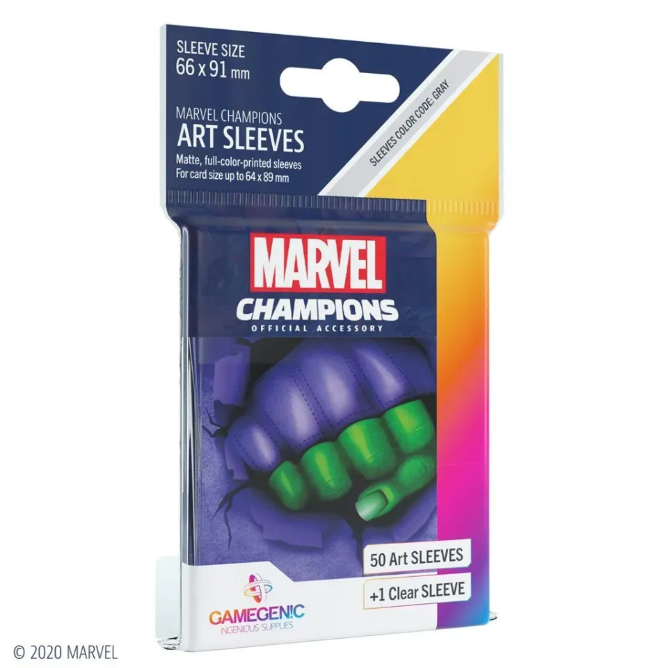 Gamegenic Marvel Champions She-Hulk Art Sleeves Kartenhüllen 50er matt