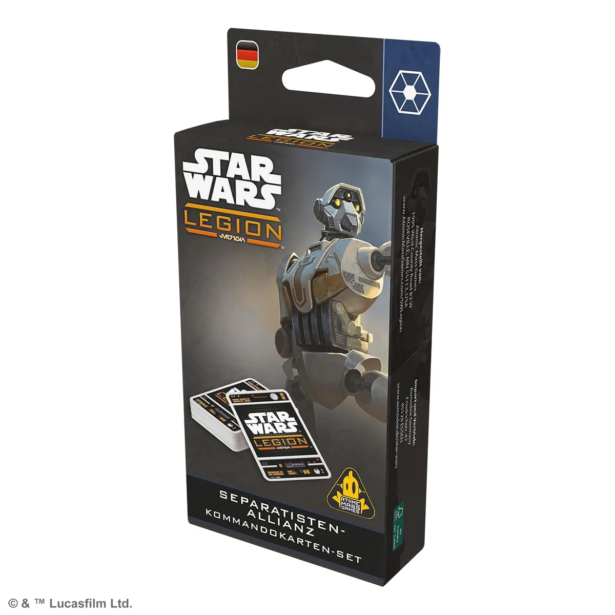Star Wars Legion Separatisten Kommando-Kartenset Tabletop
