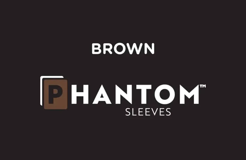 Capstone Games Phantom Sleeves Brown Kartenhüllen Mini-Chimera